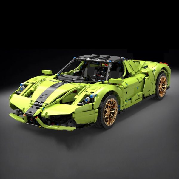 Mould King 13074 Technic Super Racing Car 1 8 Ferrarirs Enzo 42115 Car Model With Moc 1