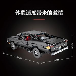 Mould King 13081 Technic App Motorized Car With Moc 17750 Ultimate Muscle Car Model Building Blocks 1