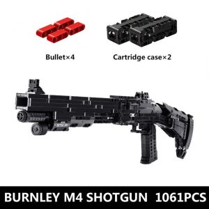 Mould King 14003 Assembly Block Gun The Benelli M4 Super 90 Weapon Automatic Gun Model Building.jpg 640x640