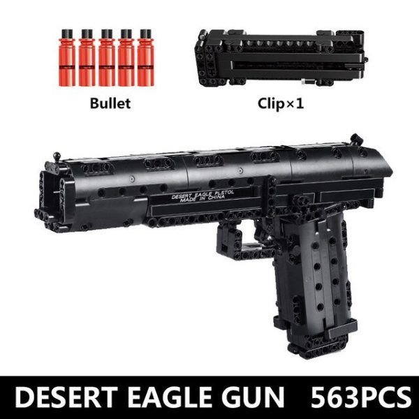 Mould King 14004 Moc The Desert Eagle Pistol Weapon Swat Gun Model Building Blocks Bricks Kids.jpg 640x640