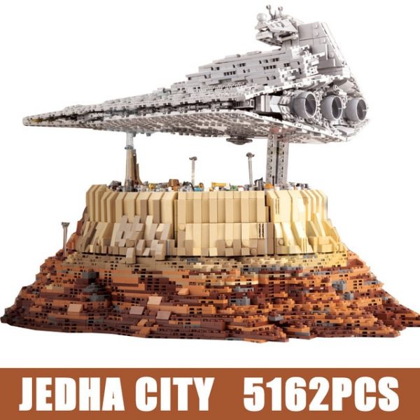 Mould King 18916 Star Plan Toys Destroyer Cruise Ship The Empire Over Jedha City Model Sets.jpg 640x640