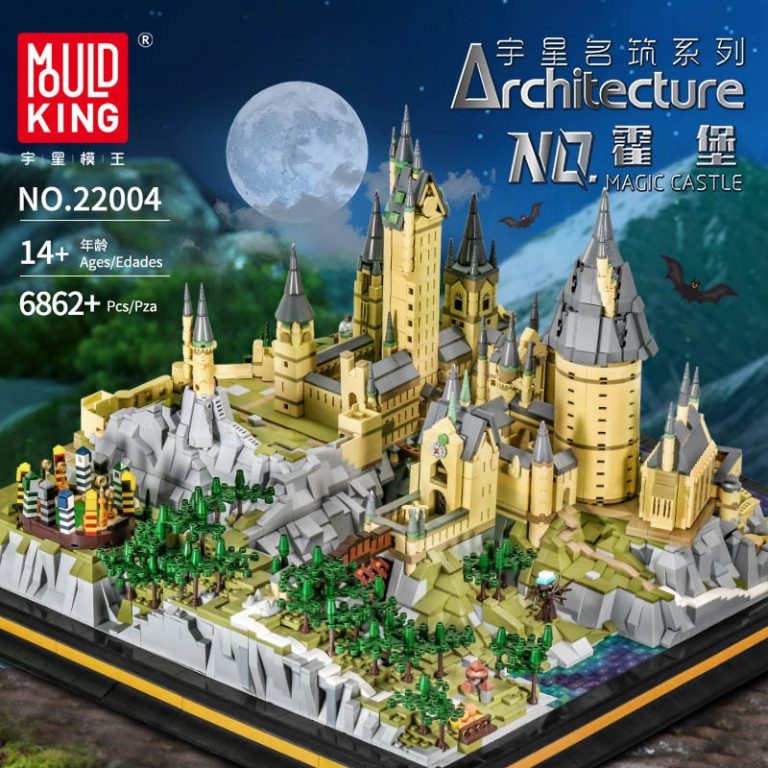 MOULD KING 22004 Howard School Castle model sets Building Model Blocks ...