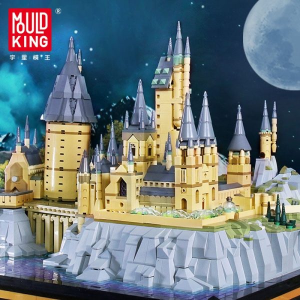 Mould King 22004 Movie Streetview Sets School Castle Model Sets Building Model Blocks Kids Educational Toys 4