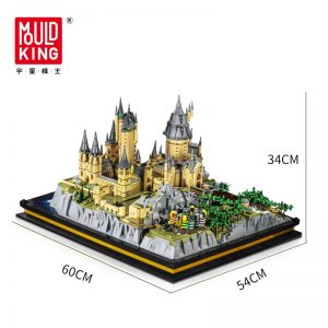 Mould King 22004 Movie Streetview Sets School Castle Model Sets Building Model Blocks Kids Educational Toys 5