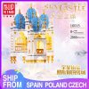 Mould King Moc 16015 Streetview Floating Sky Castle House Fantasy Fortress Model With Building Blocks Bricks