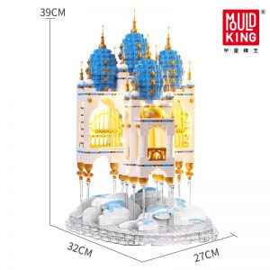 Mould King Moc 16015 Streetview Floating Sky Castle House Fantasy Fortress Model With Building Blocks Bricks 5