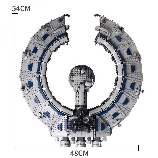 Mould King 21008 Star Plan Series Class Battleship Droid Control Ship Bricks Moc 13056 Building Blocks 5