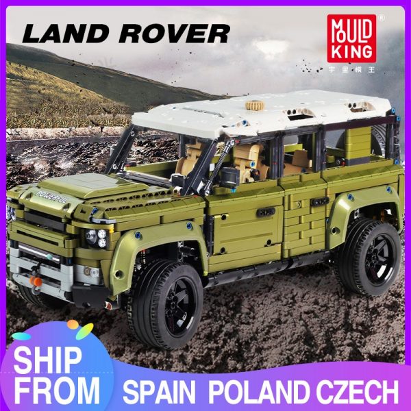Mould King Moc 13175 Technic Series Land Car Rover Off Road Vehicle Model Building Blocks Bricks