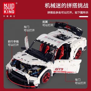Mould King Moc Technic Series Nismo Nissan Gtr Gt3 Car Model Building Blocks Bricks 13172 Kids 4