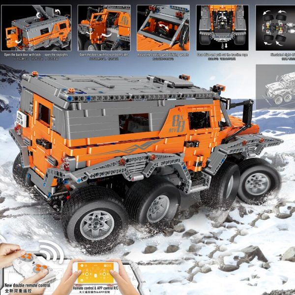 Mould King Technic Series Siberia Off Road Vehicle Remote Control Car Model Building Blocks Bricks 13088 5