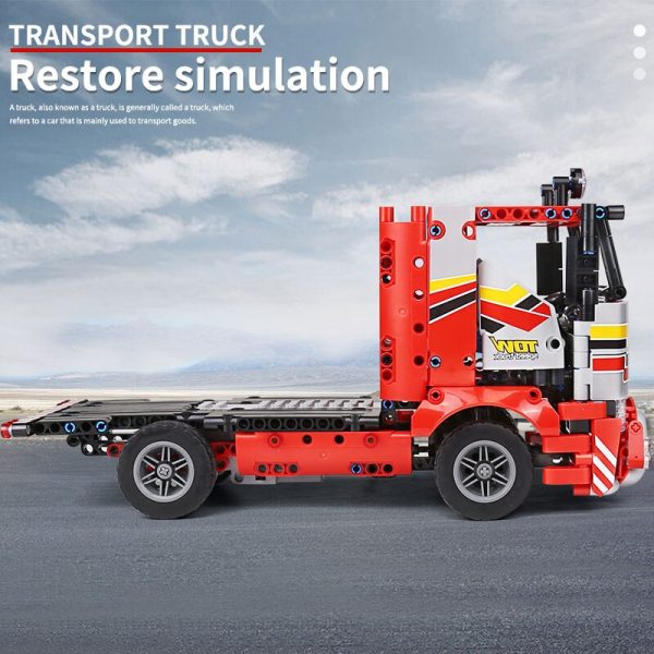 Mould King 15003 Technic Moc The Transport Truck Remote Control Car Building Blocks Bricks Kids Educational