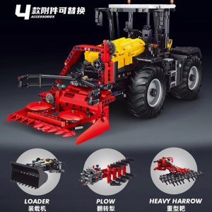 Mouldking 17019 Tractor Fastrac 4000er Series With Rc 2