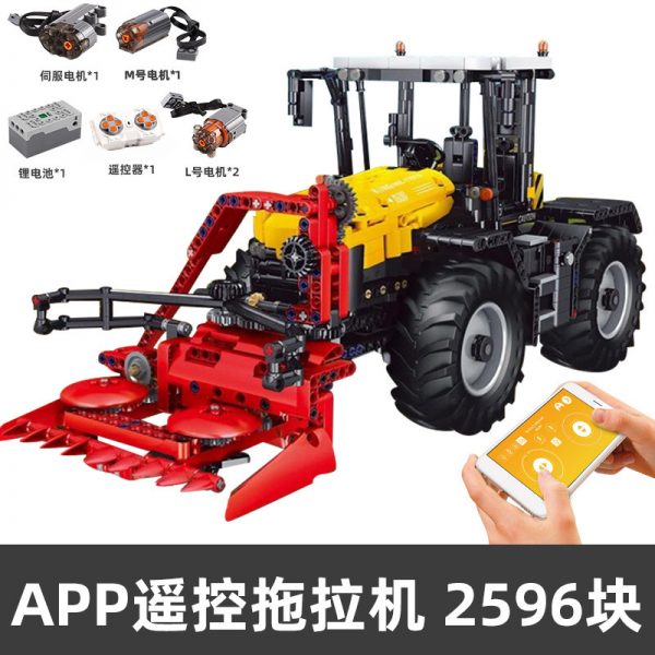 Mouldking 17019 Tractor Fastrac 4000er Series With Rc 6