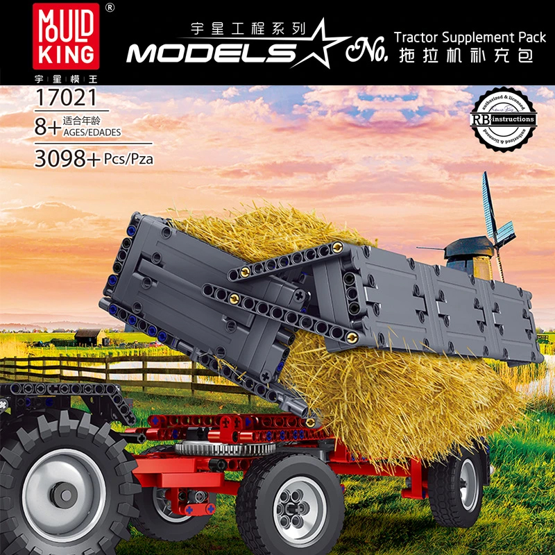 MOULD KING 17021 Tractor Supplement Pack 4 In 1
