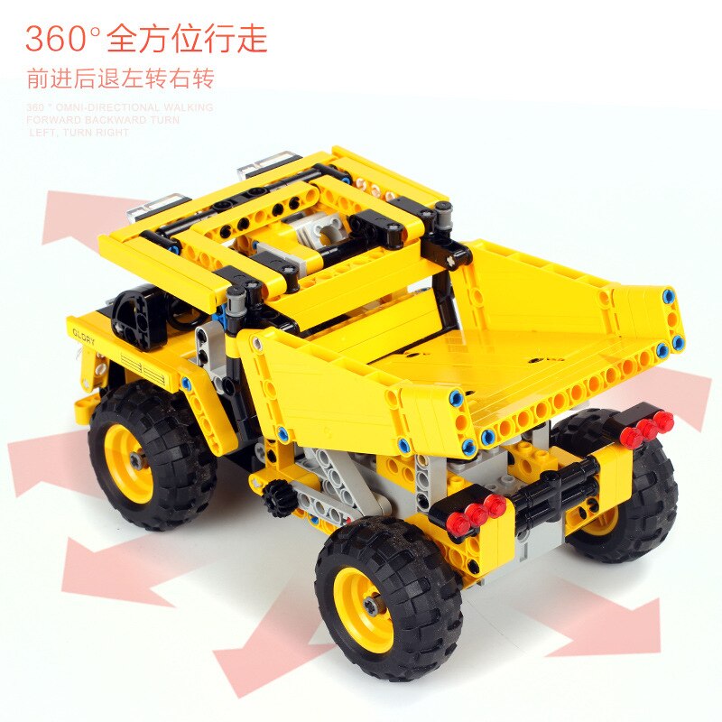 MOULD KING 13016 Electric Remote Control Mining Truck