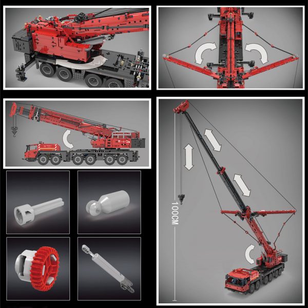 Mouldking 17013 Grove Mobile Crane With Rc 4 (1)
