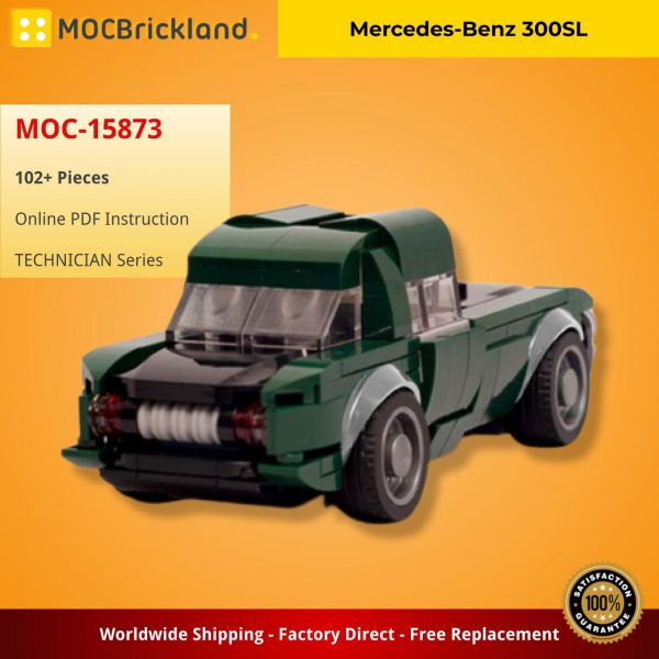 Mocbrickland Moc 15873 Mercedes Benz 300sl