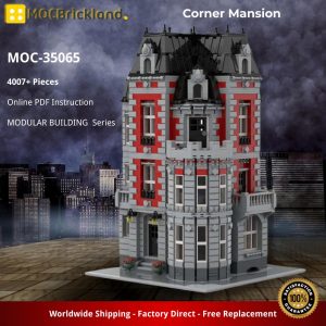 Mocbrickland Moc 35065 Corner Mansion