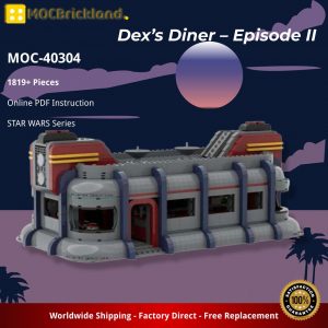Mocbrickland Moc 40304 Dex’s Diner – Episode Ii