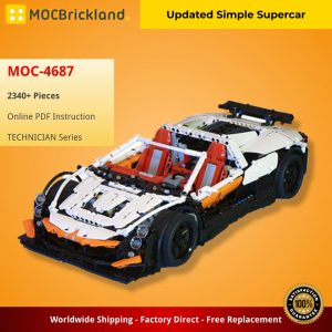 Mocbrickland Moc 4687 Updated Simple Supercar