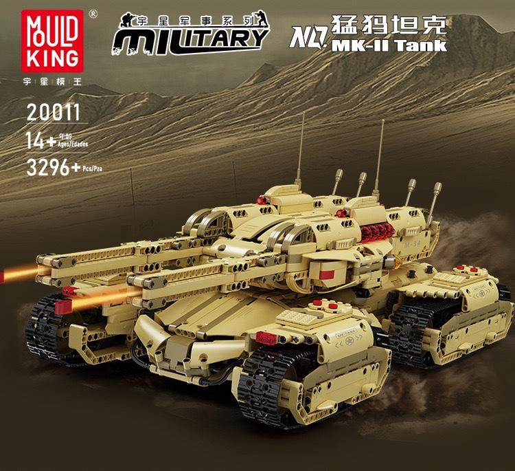 MOULD KING 20011 RC Red Alert Mammoth Tank