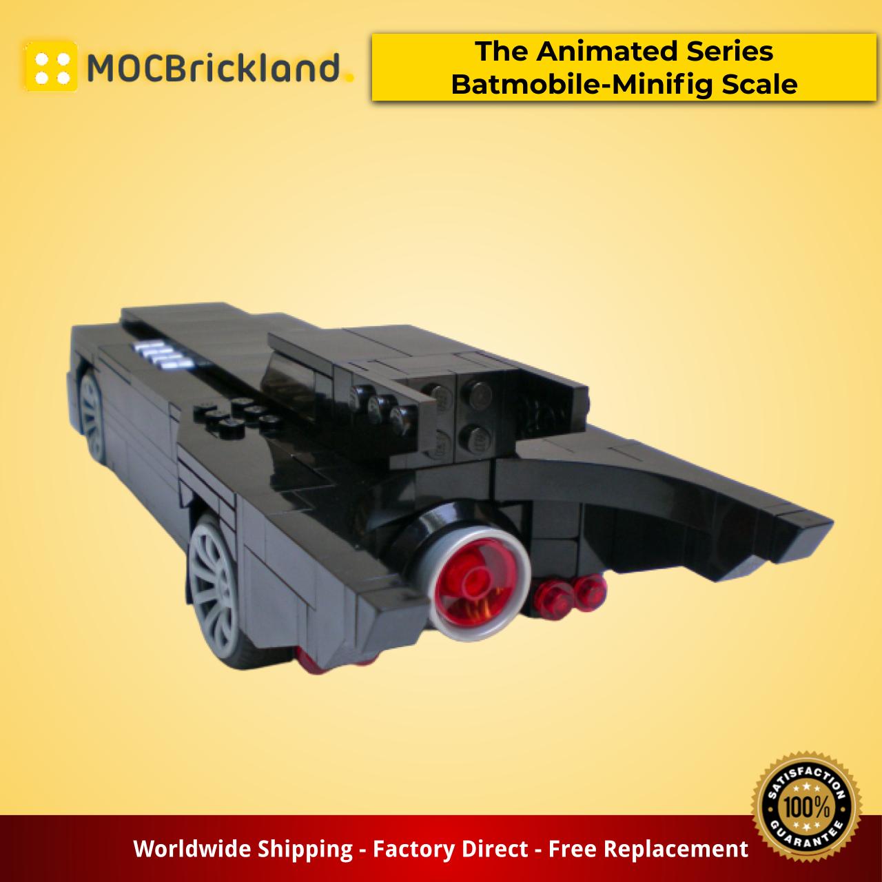 MOCBRICKLAND MOC-15632 The Animated Series Batmobile-Minifig Scale (1992-1995)