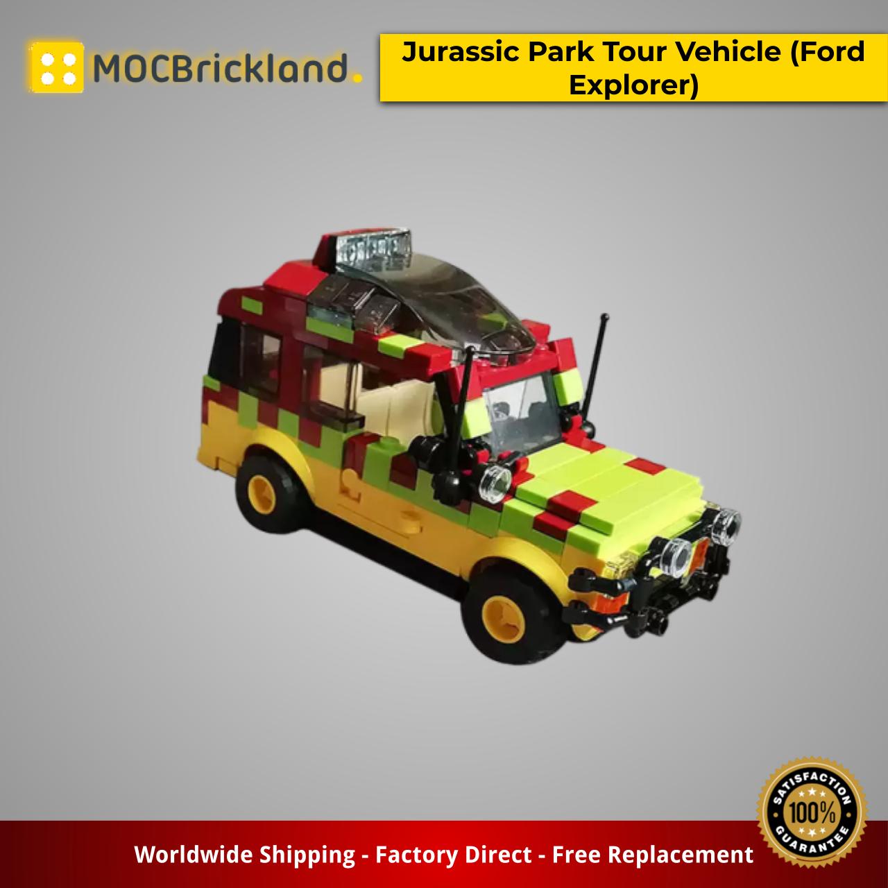 Details about   Jurassic Park Tour Vehicle Ford Explorer Toy BrickBuilding Block Set Camouflage