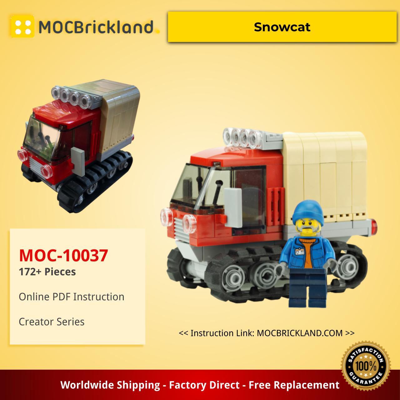 MOCBRICKLAND MOC-10037 Snowcat