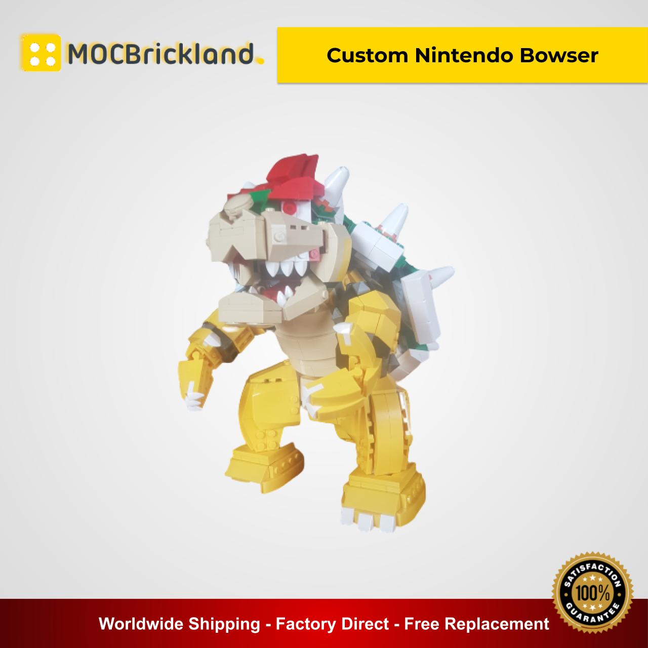 MOCBRICKLAND MOC-12349 Custom Nintendo Bowser