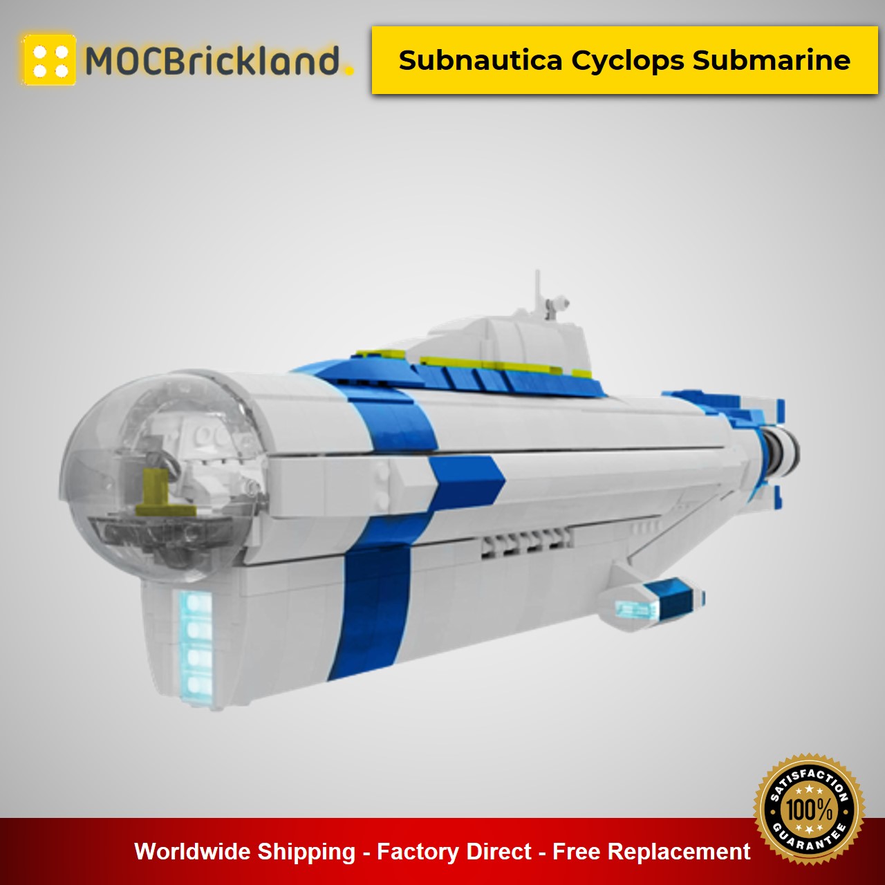 MOCBRICKLAND MOC-14154 Subnautica Cyclops Submarine