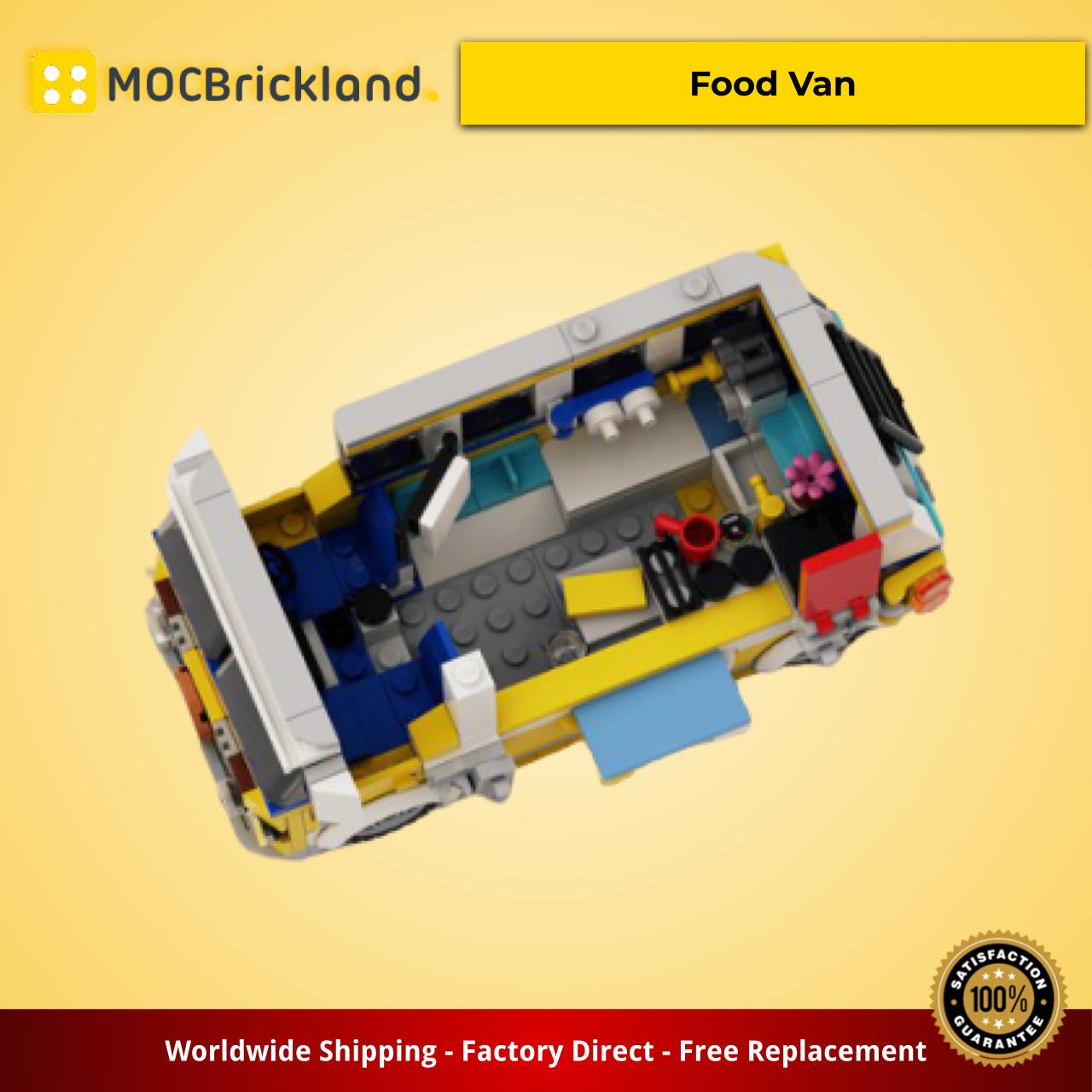 MOCBRICKLAND MOC-16318 Surfer's Food Van