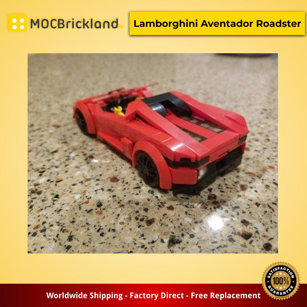 MOCBRICKLAND MOC-16978 Lamborghini Aventador Roadster