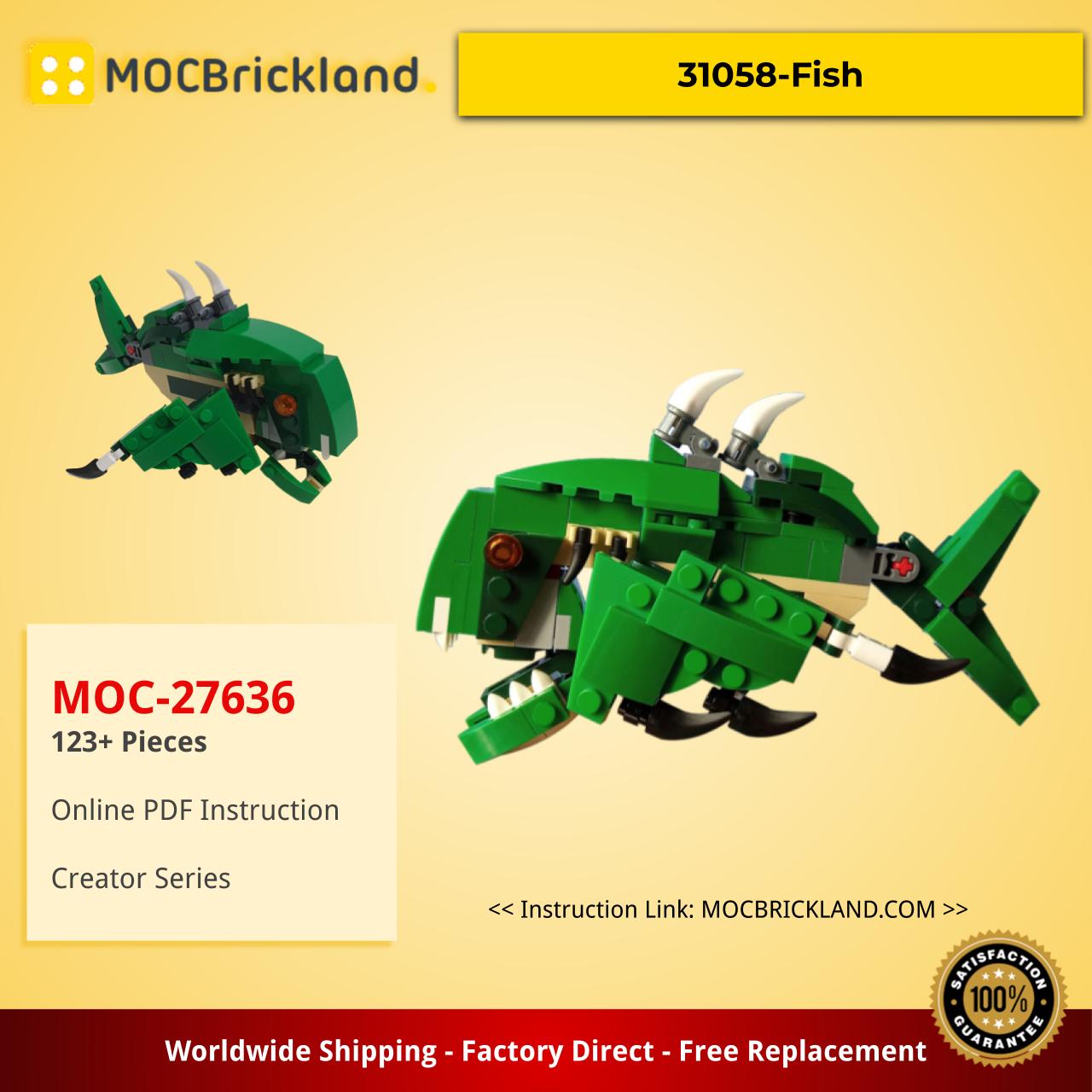 MOCBRICKLAND MOC-27636 31058-Fish