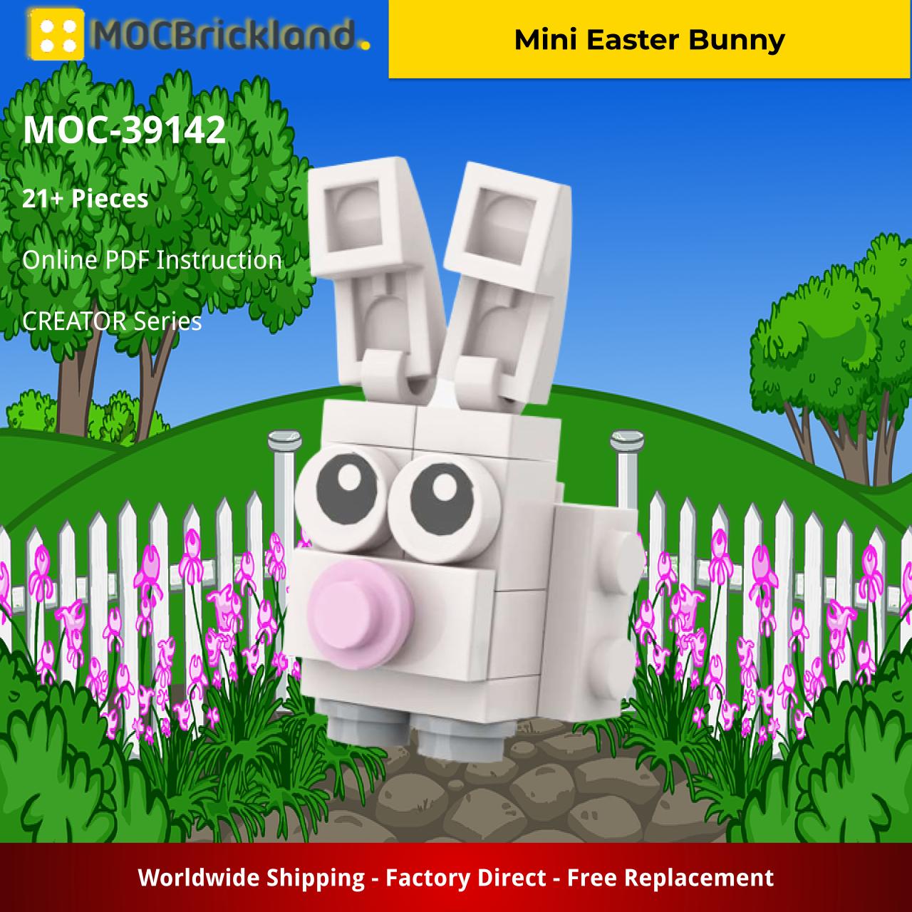MOCBRICKLAND MOC-39142 Mini Easter Bunny