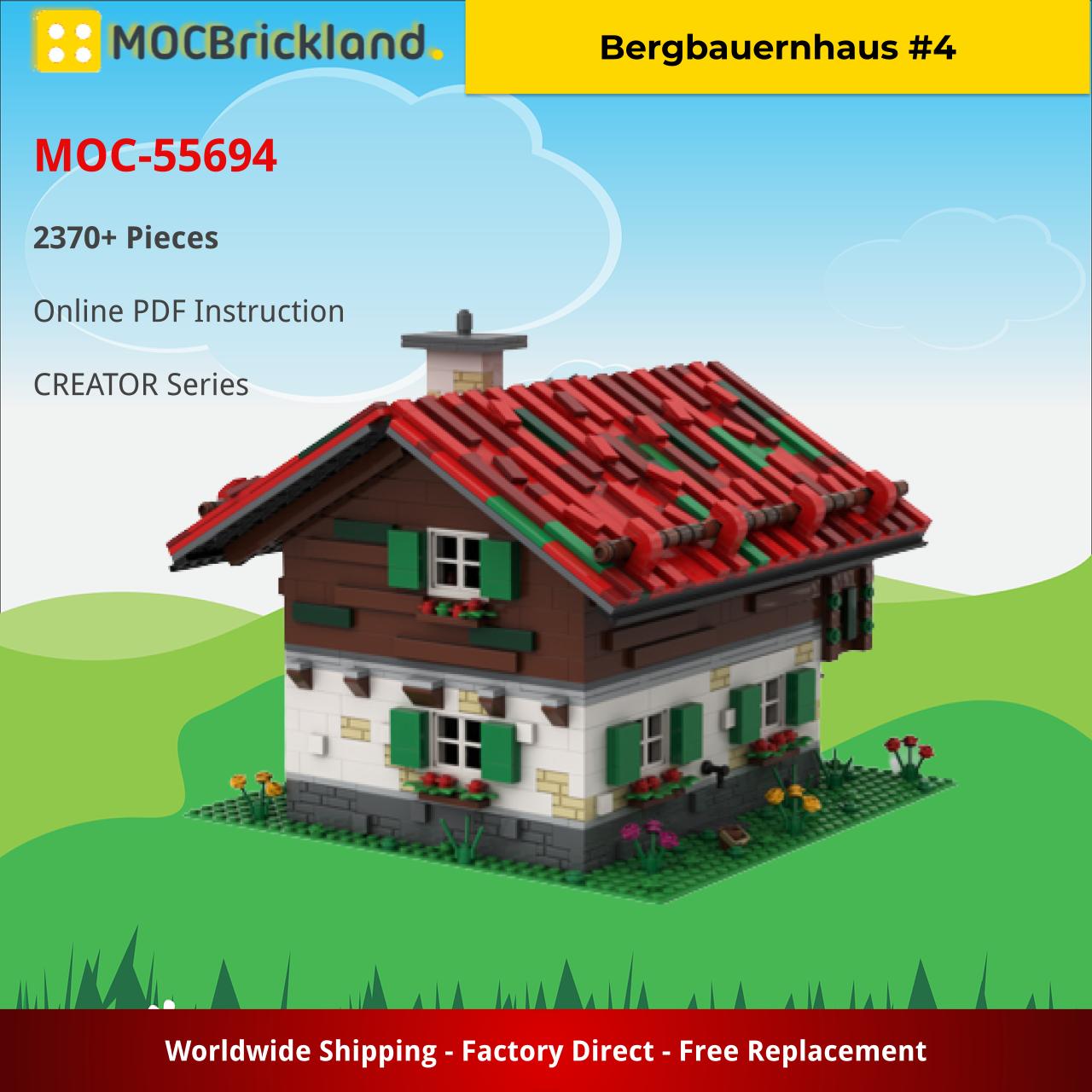 MOCBRICKLAND MOC-55694 Bergbauernhaus #4