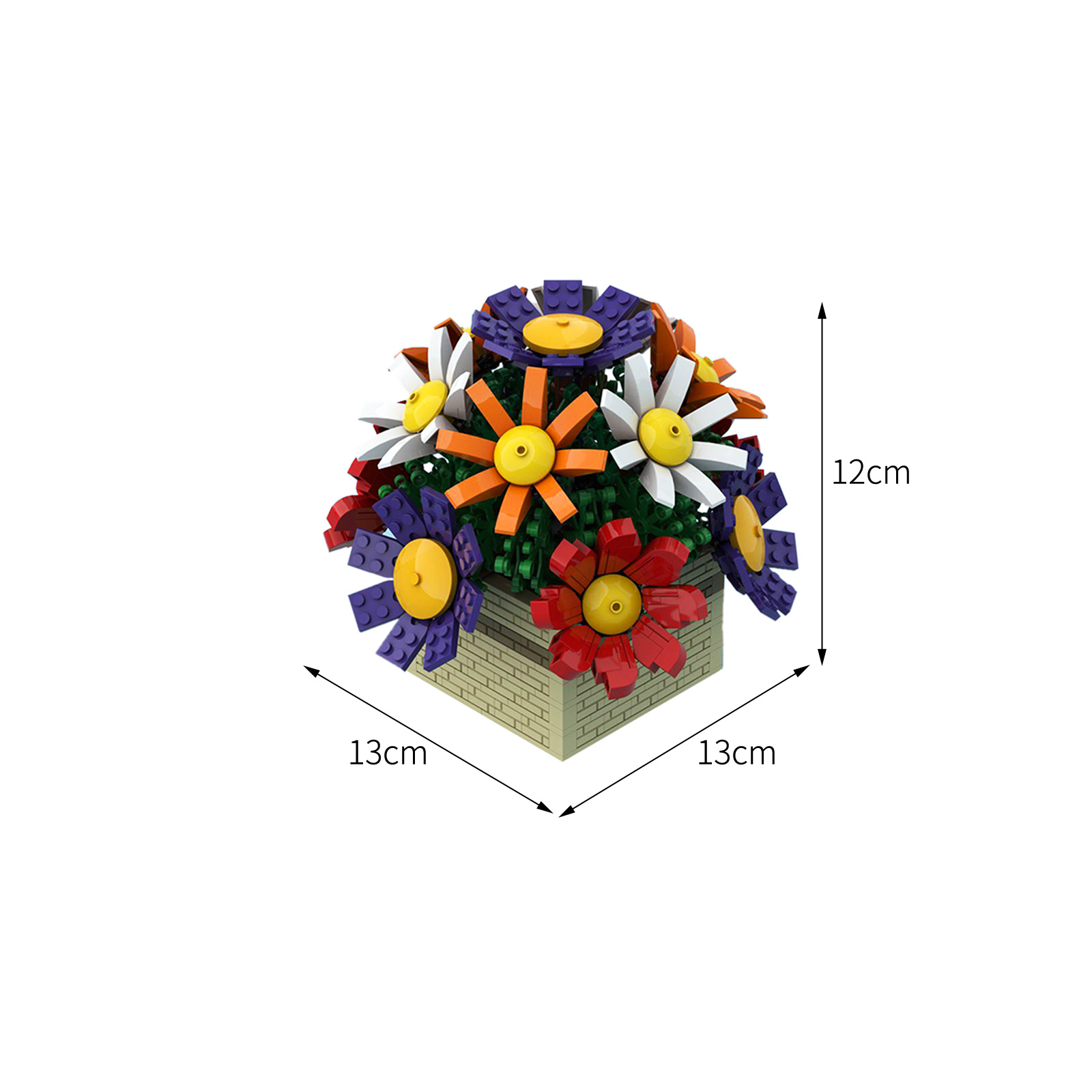 MOCBRICKLAND MOC-60178 Floral Centerpiece