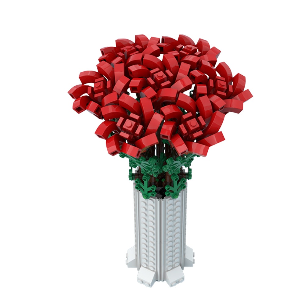 MOCBRICKLAND MOC-67229 Small Bouquet of Roses