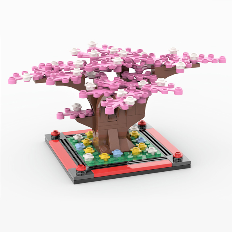 Creator MOC-69242 Sakura Tree by xmsbricks MOCBRICKLAND