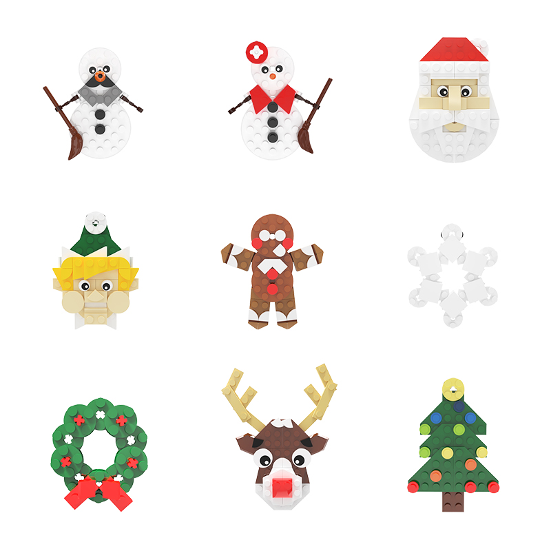 CREATOR MOC-89886 Christmas Ornaments MOCBRICKLAND