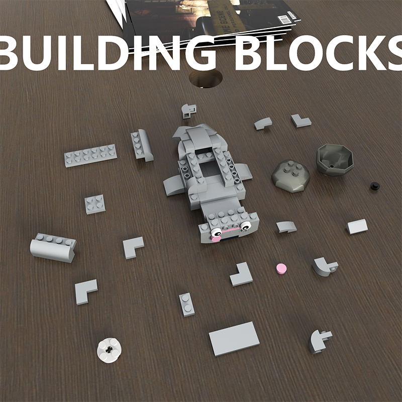 CREATOR MOC-89887 Seal Shaped Phone Stand MOCBRICKLAND