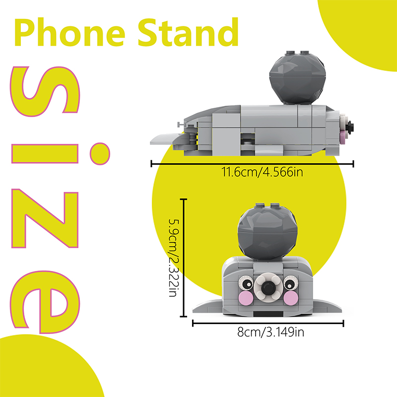 CREATOR MOC-89887 Seal Shaped Phone Stand MOCBRICKLAND