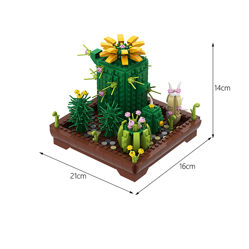 CREATOR MOC-89890 Potted Cactus MOCBRICKLAND