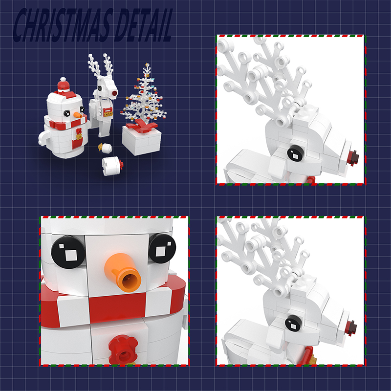 CREATOR MOC-89894 Christmas Themed Scene MOCBRICKLAND