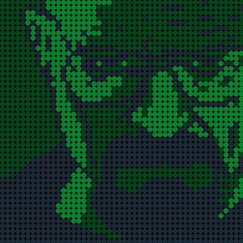 Creator MOC-90101 Breaking bad Walter White-Pixel Art MOCBRICKLAND