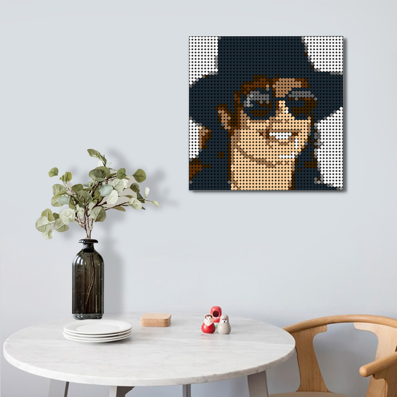 Creator MOC-90111 Michael Jackson Pixel Art MOCBRICKLAND