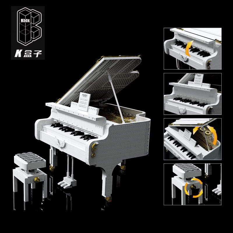 MOCBRICKLAND MOC-10210 White Piano