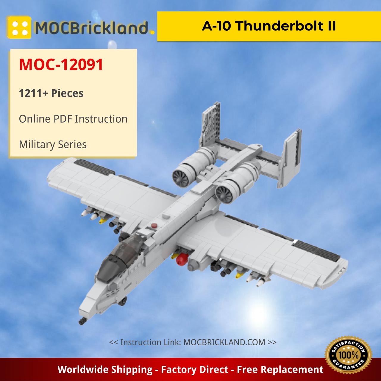 MOCBRICKLAND MOC-12091 A-10 Thunderbolt II