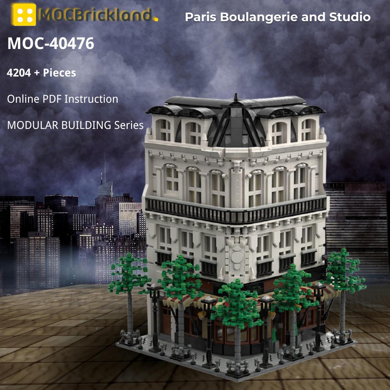 MODULAR BUILDING MOC-40476 Paris Boulangerie and Studio MOCBRICKLAND
