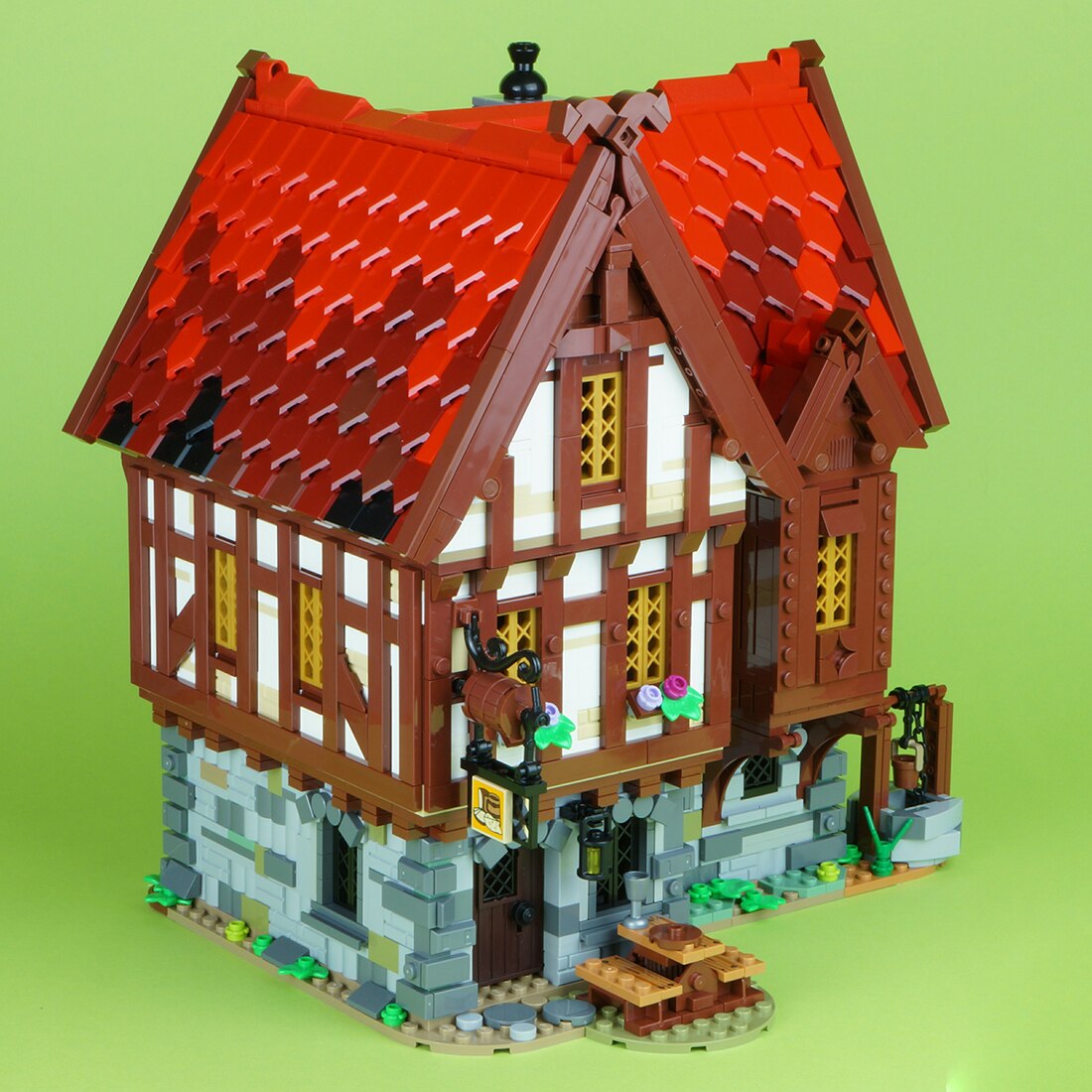 Modular Building MOC-72838 Medieval Tavern by Versteinert MOCBRICKLAND