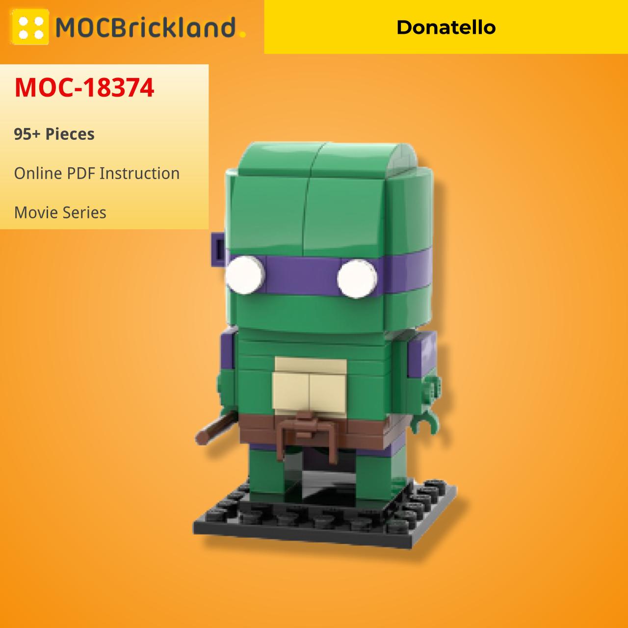 MOCBRICKLAND MOC-18374 Brickheadz - Donatello